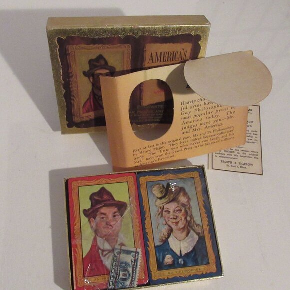 Promotional playing cards, America's Favorites by Major, Vintage, mid 1900s - Picture 4 of 11